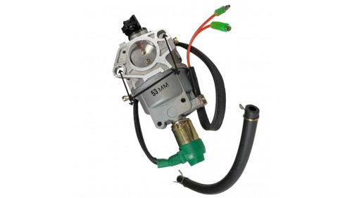 Карбюратор м/б ( генератора ) 188F под вакуумную заслонку с электроклапаном (Lмц 53 мм)