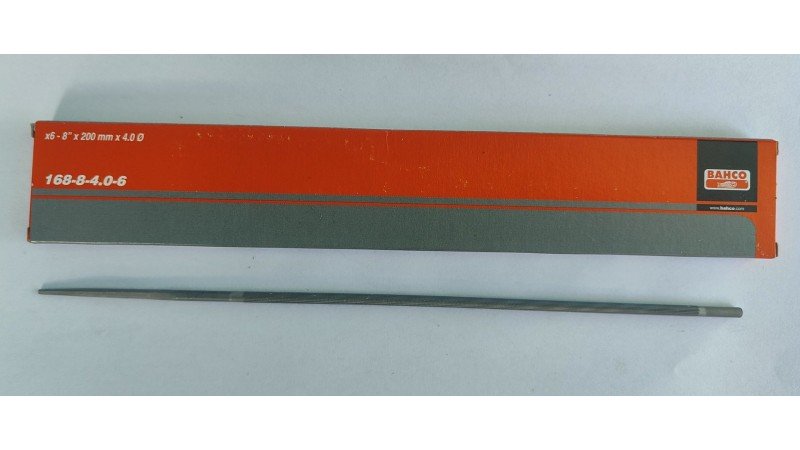 Напильник 3,2 мм для заточки цепи Bahco  оригинальный