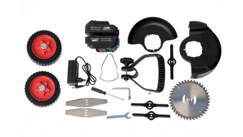 Аккумуляторный триммер EFFORT 20V/2B с колесами