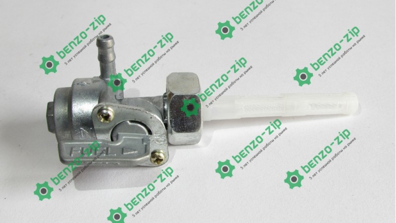 Кран топливный бензогенератора №2 гайка 22мм Кран топливный бензогенератора №2 гайка 22мм