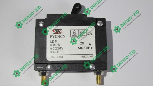 Выключатель автоматический бензогенератора (20A, 230W) 