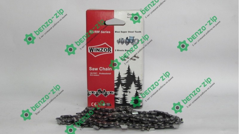 Цепь Winzor 56 зв., Rapid Super (RS), шаг 0.325, толщина 1,3 мм Цепь Winzor 56 зв., Rapid Super (RS), шаг 0.325, толщина 1,3 мм