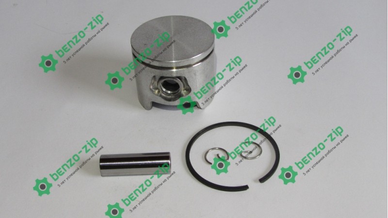 Поршень в сборе для бензопилы Husqvarna 350 высокий (d=44мм),H=37мм,dпальца=10мм