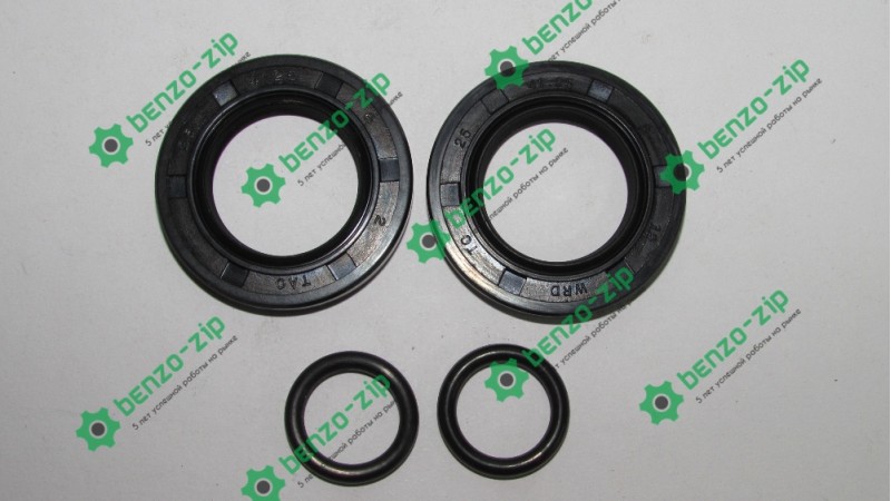 Сальники коленвала (набор) м/б 168F/170F (6,5/7Hp) (25*41,25*6 x 2шт) Сальники коленвала (набор) м/б 168F/170F (6,5/7Hp) (25*41,25*6 x 2шт)