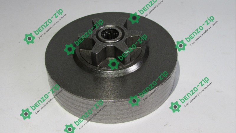 Звезда для БП Homelite 6 шлицов с подшипником,dнар.=65мм