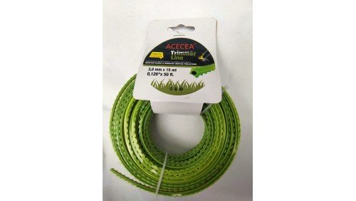 Леска 3,0 мм Trimer Line (аллигатор армированная) 15 м